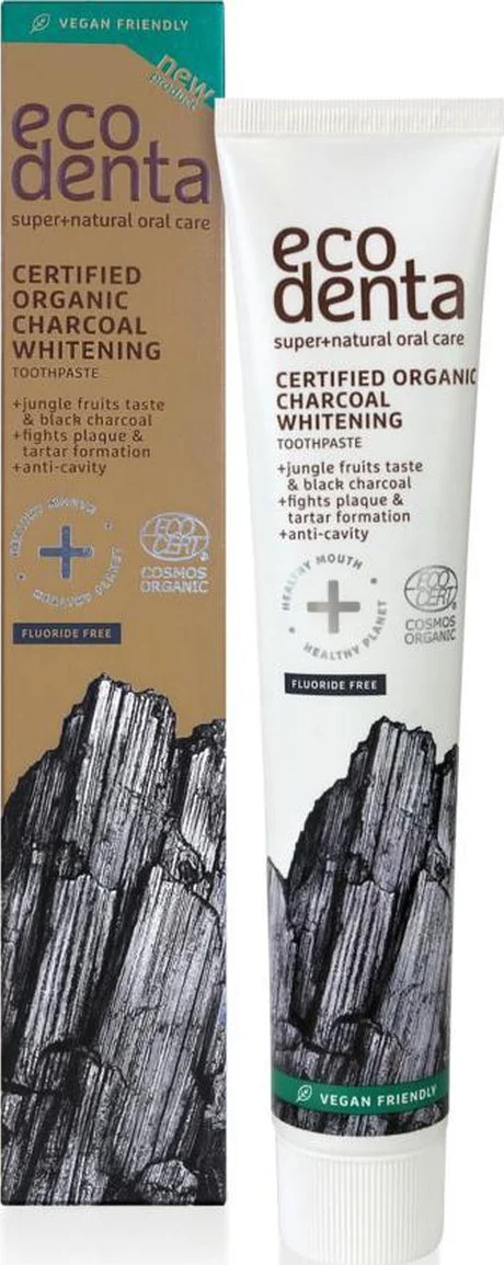 Ecodenta Tandpasta Charcoal Whitening 75ML