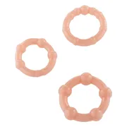 Stay Hard Cock Rings Natural Jelly 3ST