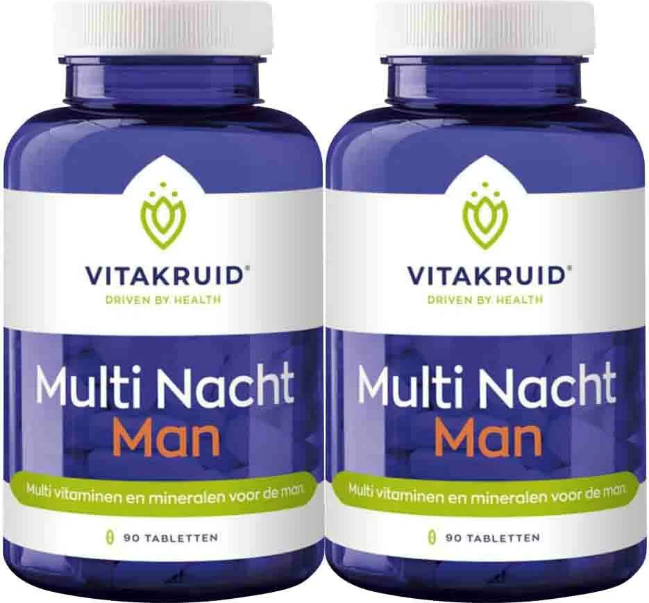 2x Vitakruid Multi Nacht Man 90 tabletten