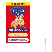 Dagravit Multivitamine Kids Extra 6-12 Jaar Spongebob 60 kauwtabletten