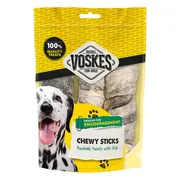 10x Voskes Hondensnack Rawhide Sticks Vis 3 stuks