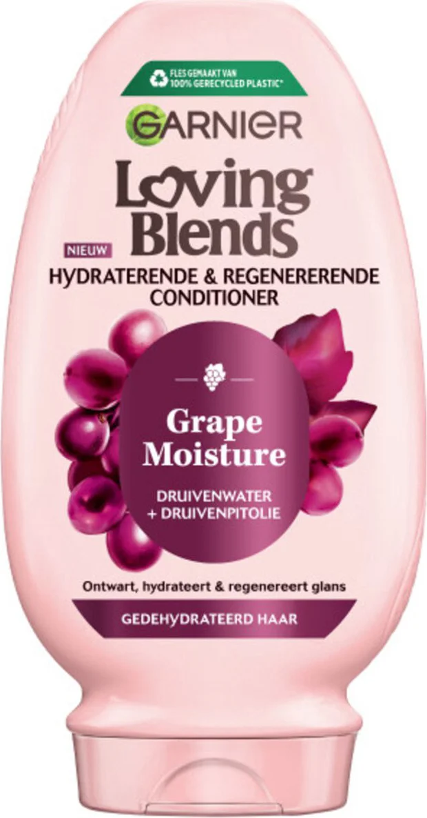 3x Garnier Loving Blends Grape Moisture Conditioner 250 ml