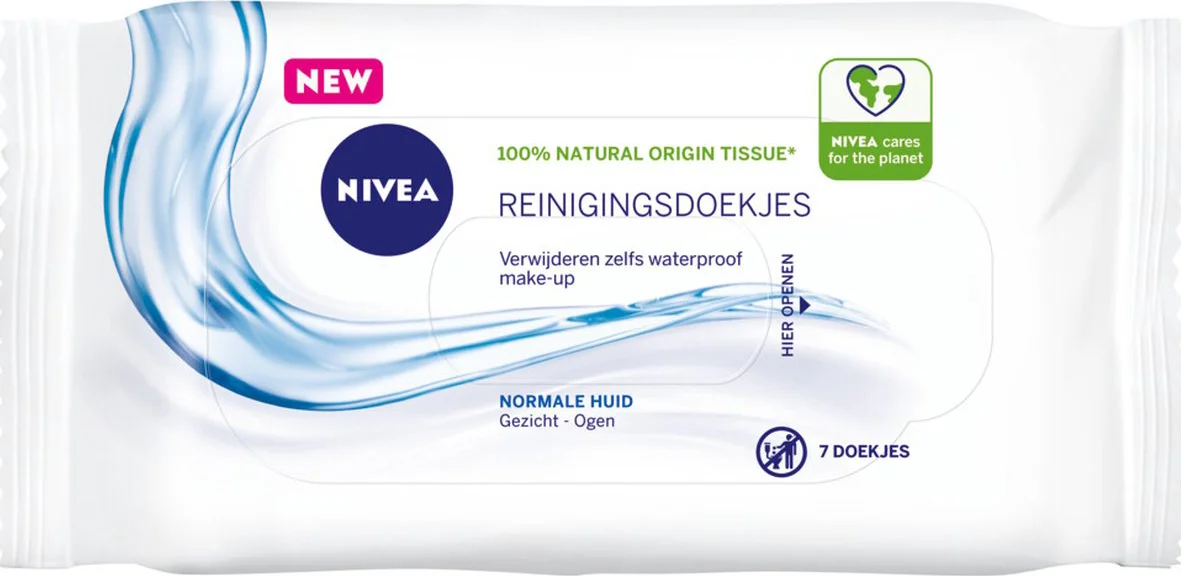 NIVEA Reinigingsdoekjes Mini Verfrissend 7 stuks