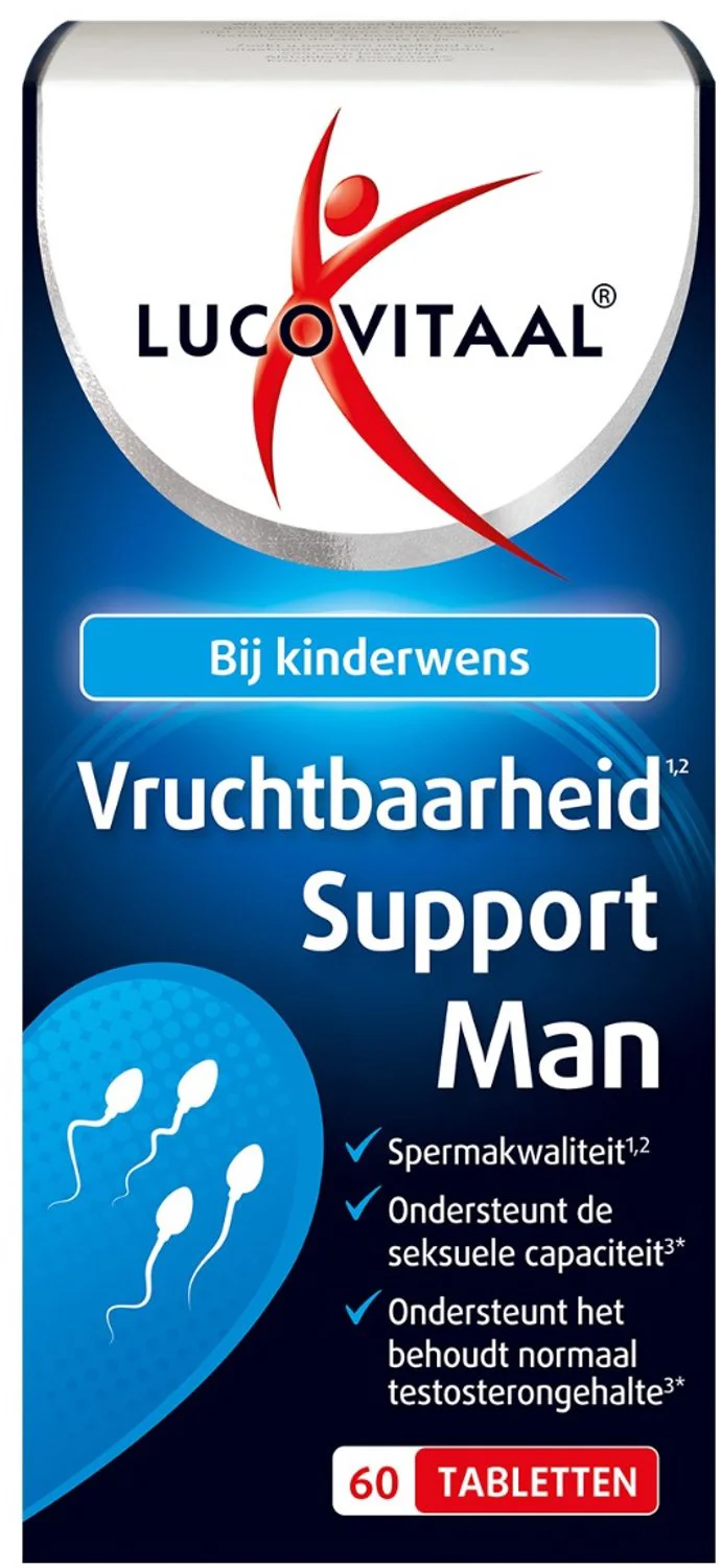 Lucovitaal Vruchtbaarheid Support Man Tabletten 60TB