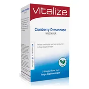 Vitalize Cranberry D-mannose Weekkuur Capsules & Tabletten 60ST