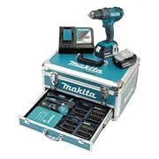 Makita DHP482RFX9 Accu klop-/schroefboormachine 18V 3.0Ah in aluminium koffer + accessoireset