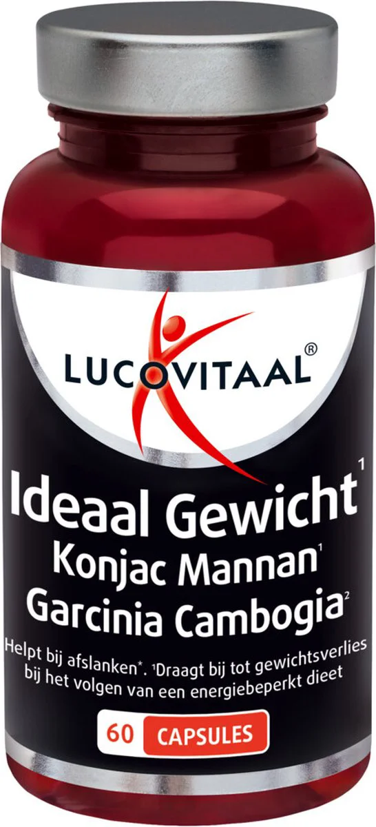 Lucovitaal Ideaal Gewicht Konjacwortel Garcinia Cambogia 60 capsules