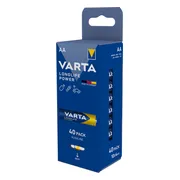 8x Varta Longlife Power AA Storagebox 40 stuks