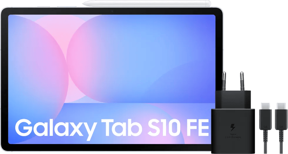Samsung Galaxy Tab S10 FE 10,9 inch 128GB Wifi Lichtblauw + Oplaadpakket
