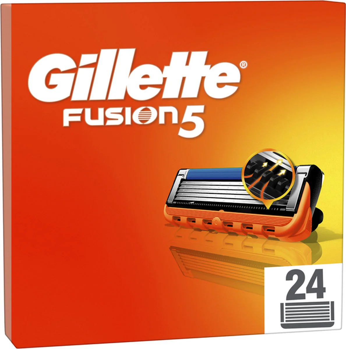 Gillette Fusion5 Navulmesjes (24 stuks)