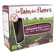 Le Pain Des Fleurs Zwarte Rijst Crackers 150GR