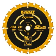 DeWALT Cirkelzaagblad voor Multimaterial | Extreme | Ø 184mm Asgat 16mm 24T - DT10302-QZ