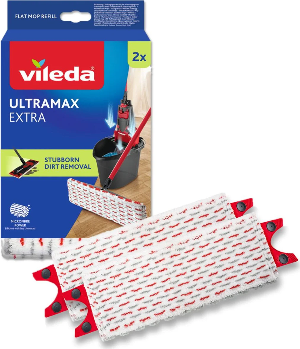 VILEDA 2 Ultramax 2-in-1 vervanghoezen