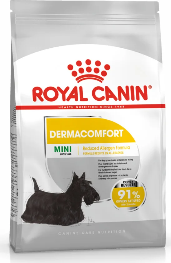 4x Royal Canin Dermacomfort Mini Hondenvoer 3 kg