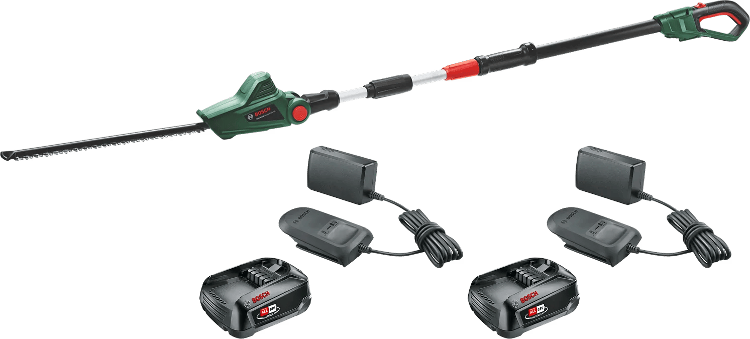 Bosch UniversalHedgePole 18 2,5 Ah Accu (2x) Starterspakket