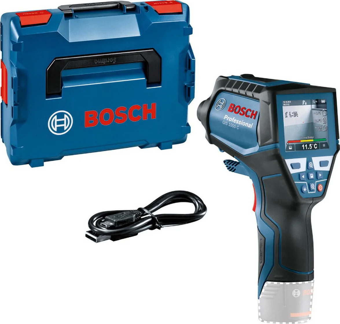 Bosch Professional GIS 1000 C Accu thermodetector 12V Basic Body in L-Boxx - 0601083308