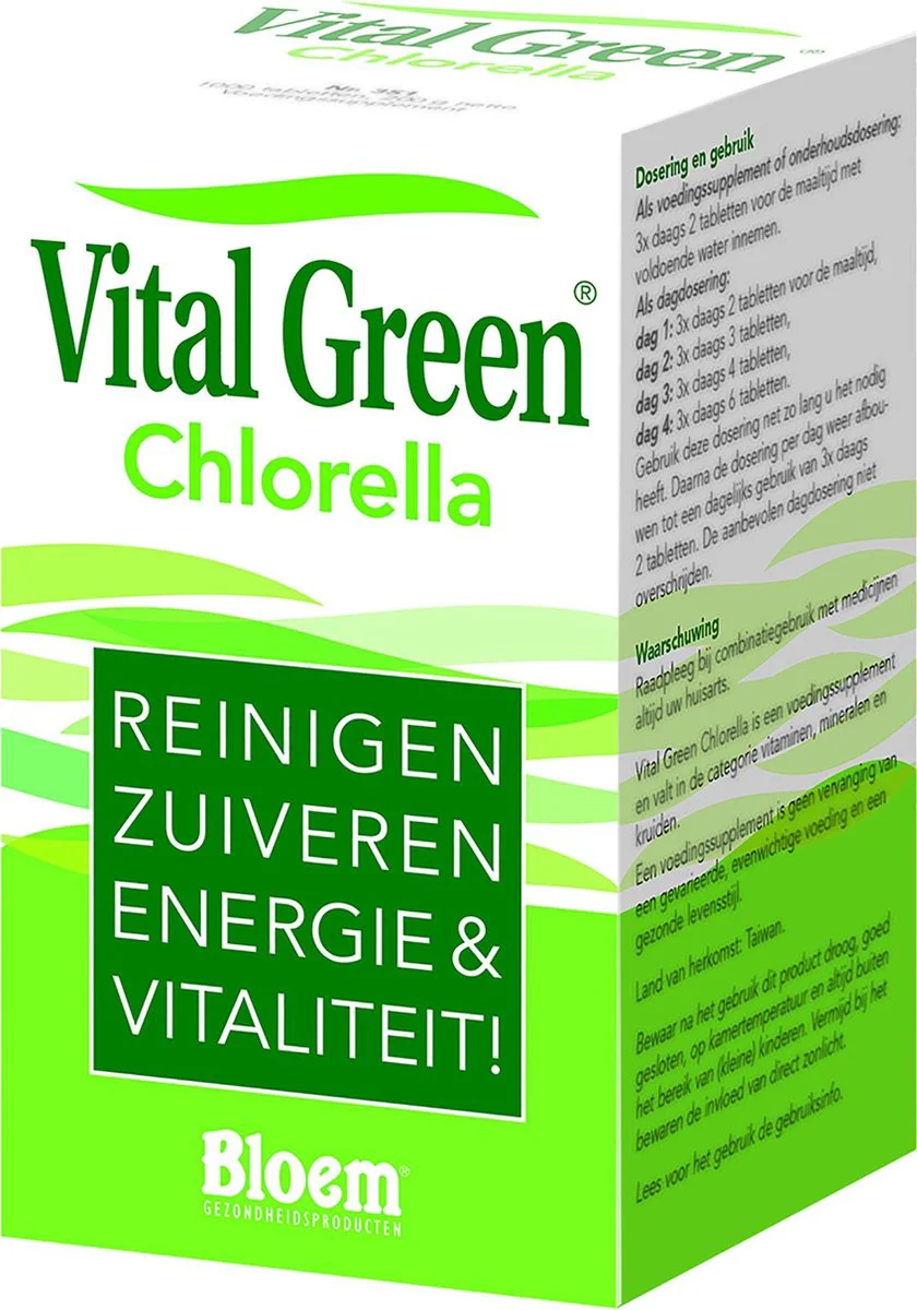 Vital Green Chlorella Tabletten 1000TB