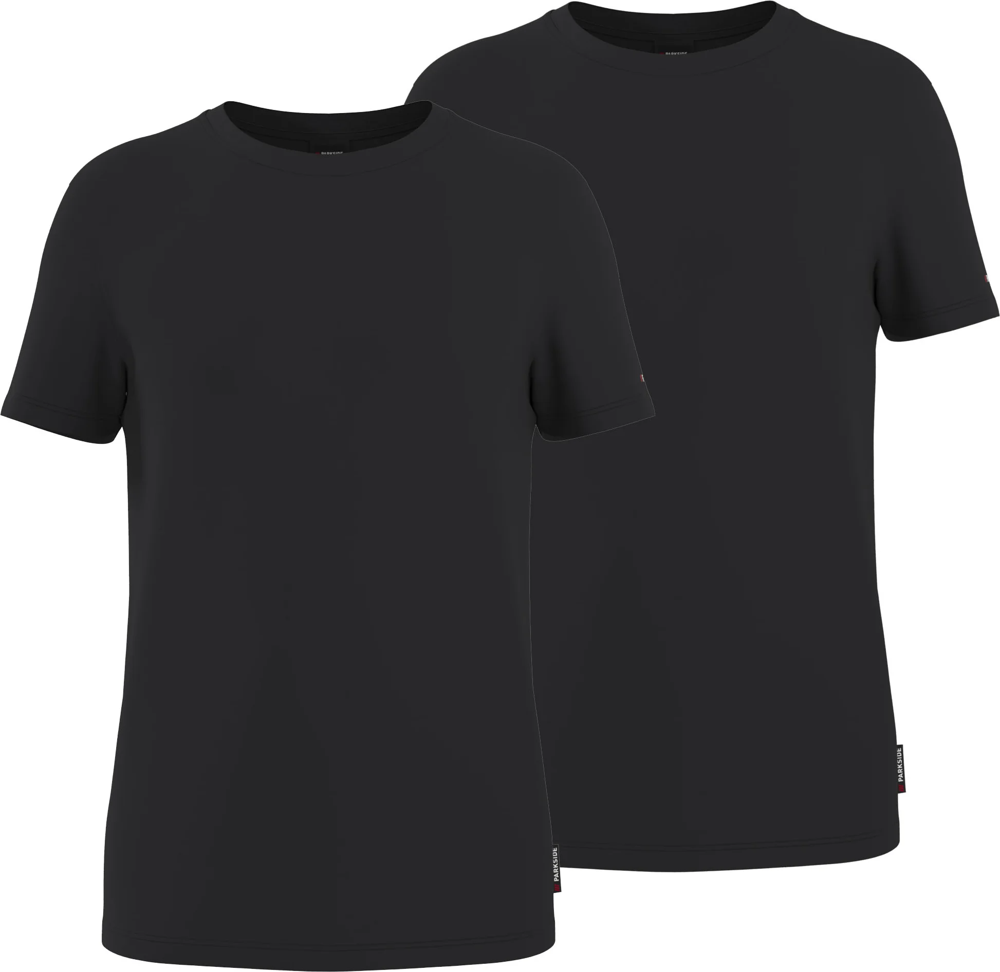 PARKSIDE Set van 2 heren T-shirts (Zwart, XL)