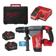 Milwaukee M18 FUEL™ ONEFHPX-802X ONE-KEY™ Accu combihamer SDS-Plus 5,0J + snelwisselboorkop 18V 8.0Ah in HD-Box - 4933500234
