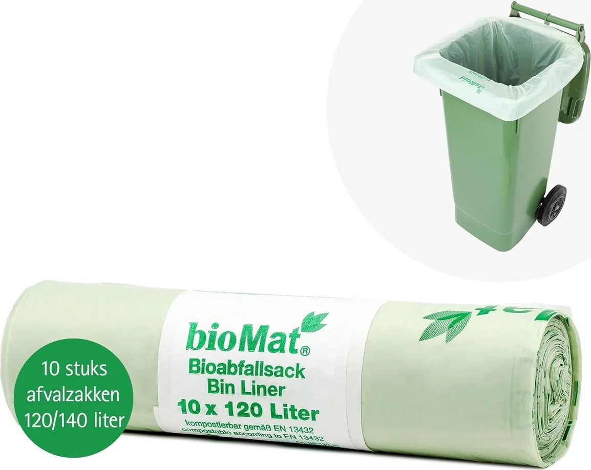 Biomat Composteerbare Containerzakken 120L 10ST
