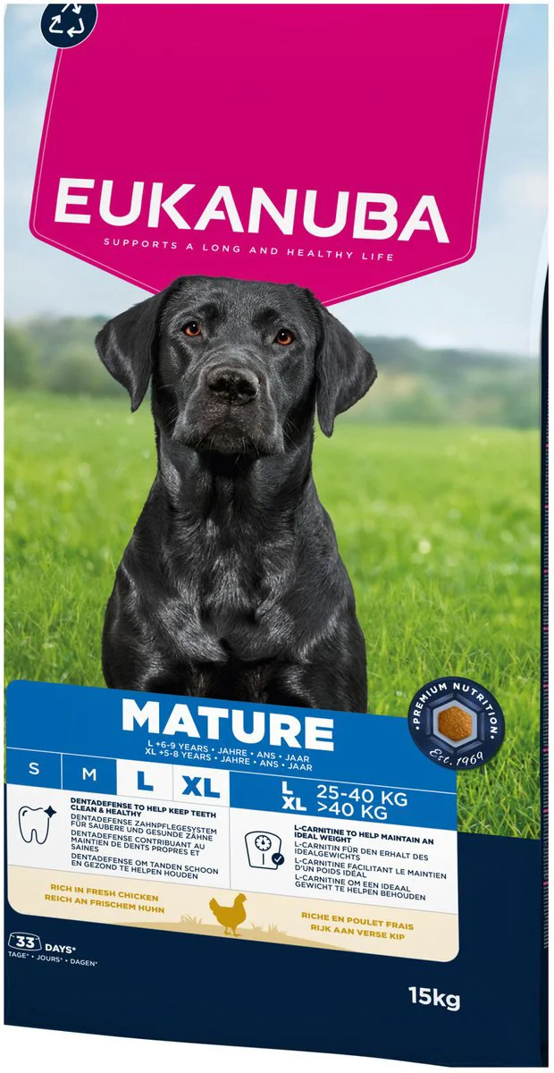 Eukanuba Hondenvoer Droog Life Care Dog Mature Large Kip 15 kg