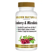 2x Golden Naturals Cranberry & Microbiotica 30 vegacapsules