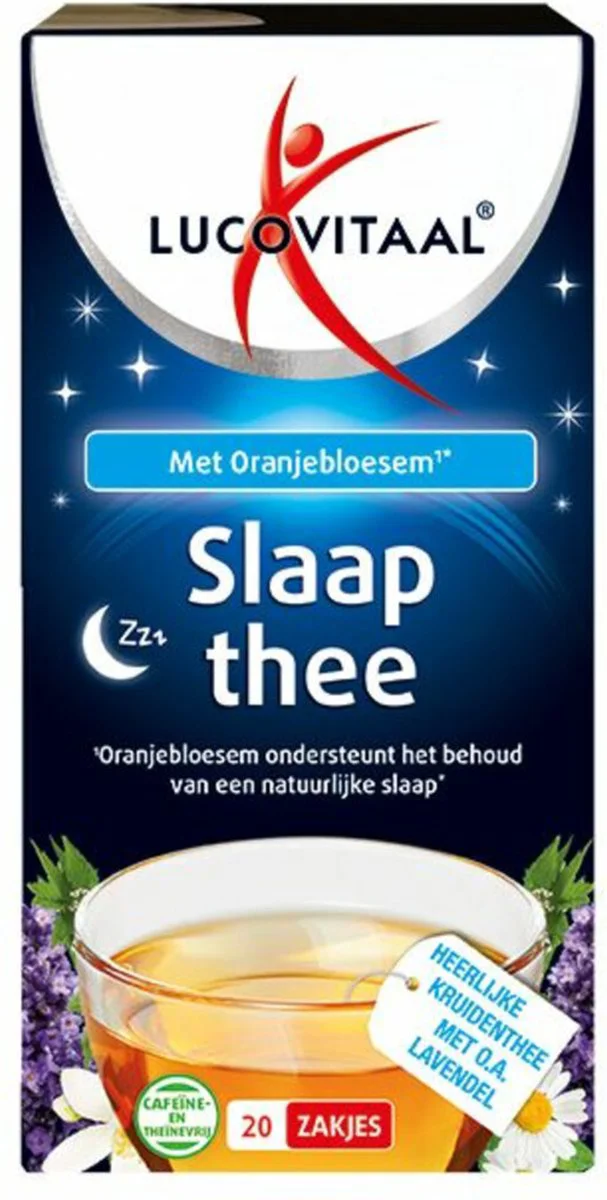 2x Lucovitaal Slaap Thee Vegan 20 stuks