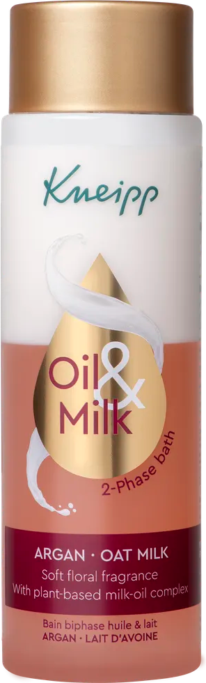 Kneipp Oil & Milk 2-Fasen Bad - Argan Havermelk 100ML