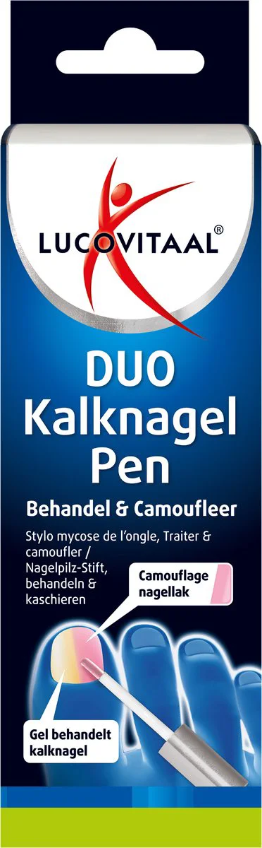 Lucovitaal Kalknagel Pen DUO Behandel & Camoufleer 2x4 ml