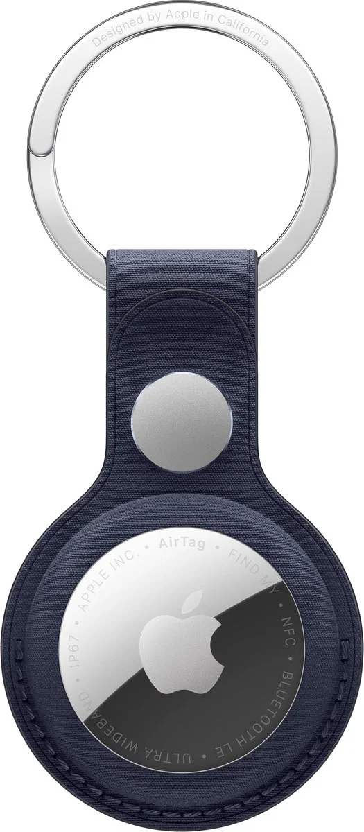 Apple AirTag FineWoven Sleutelhanger Blauw