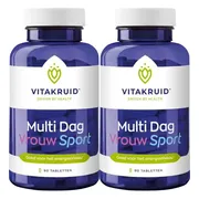 2x Vitakruid Multi Dag Vrouw Sport 90 tabletten