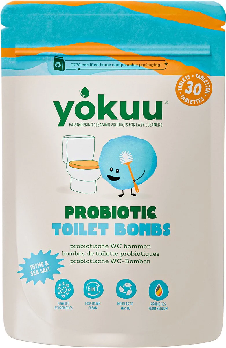 Yokuu 3-in-1 Toilet Bom Thyme & seasalt 30ST