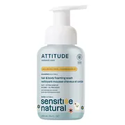 Attitude Oatmeal Sensitive Natural Baby Care Hair & Body Natural Foaming Wash 250ML