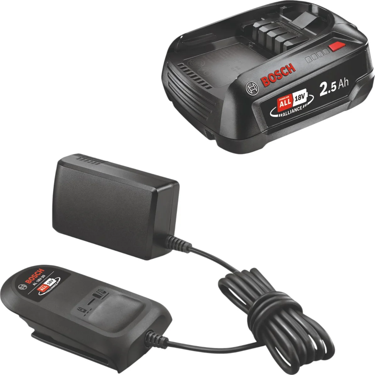 POWER FOR ALL 18V 2,5 Ah Accu Set