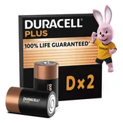 Duracell Alkaline Batterijen Plus 100 D 2 stuks