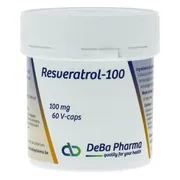 DeBa Pharma Resveratrol-100 Capsules 60VCP