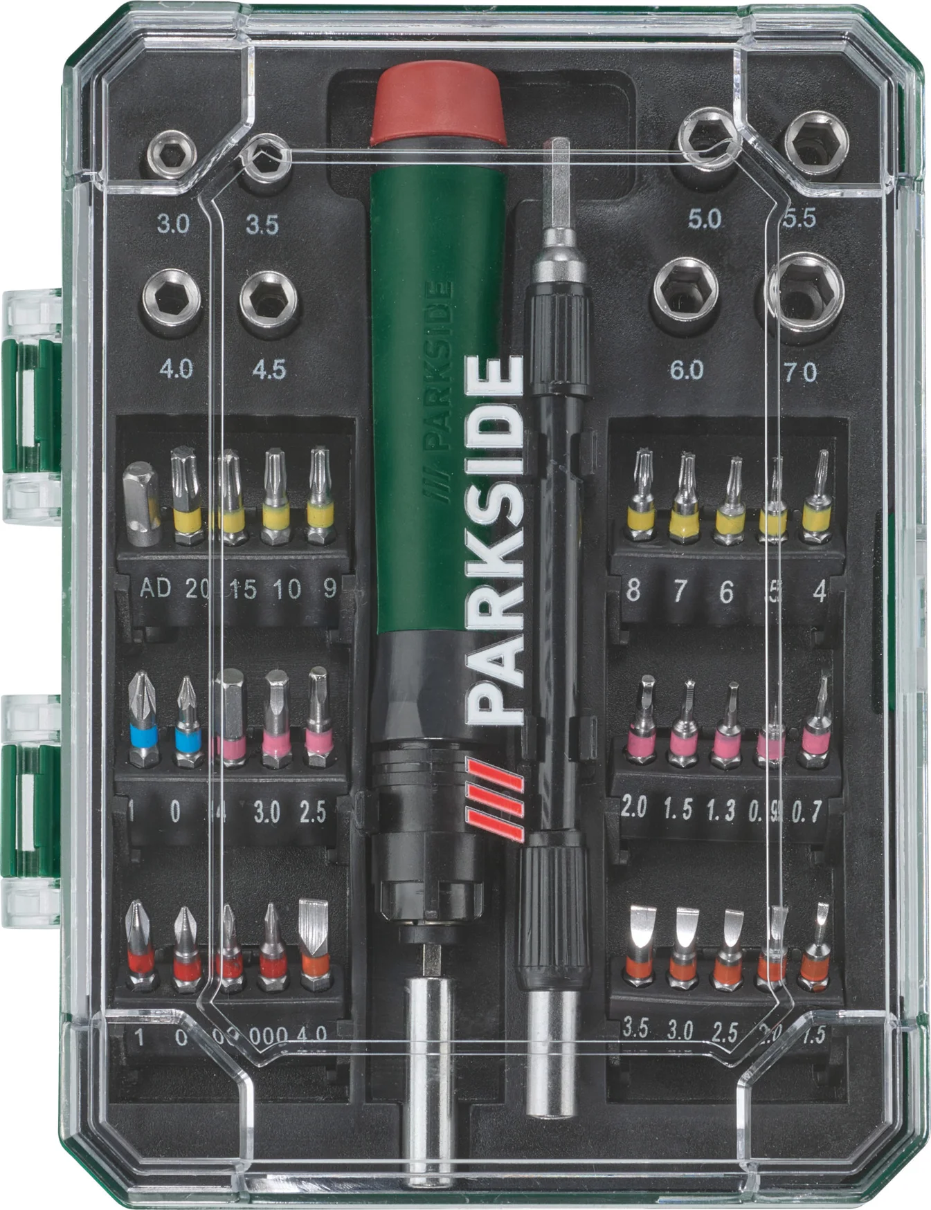 PARKSIDE Bit- en dopsleutelset, 40-delig