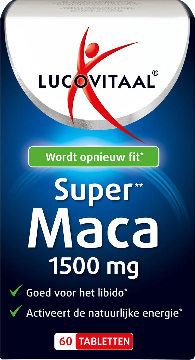 Lucovitaal Maca Super 1500mg 60 tabletten