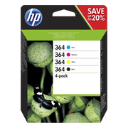 HP 364 Cartridges Combo Pack