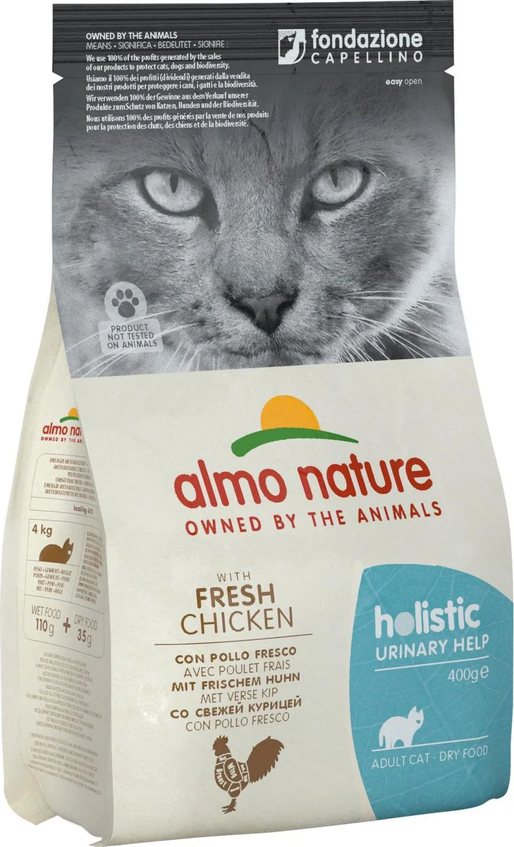 Almo Nature Kattenvoer Droog Urinary Help Kip 400 gr