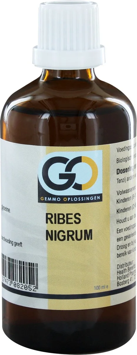 GO Gemmo Oplossingen Ribes Nigrum Bio Tinctuur 100ML