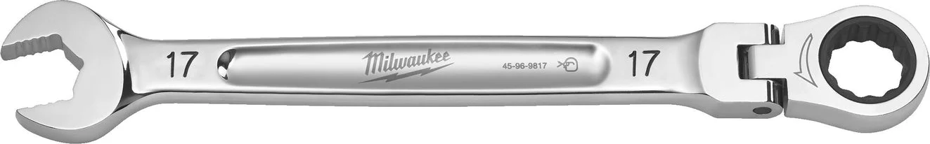 Milwaukee MAX BITE™ Flex Ringsteeksleutel met ratel 17mm - 4932480190