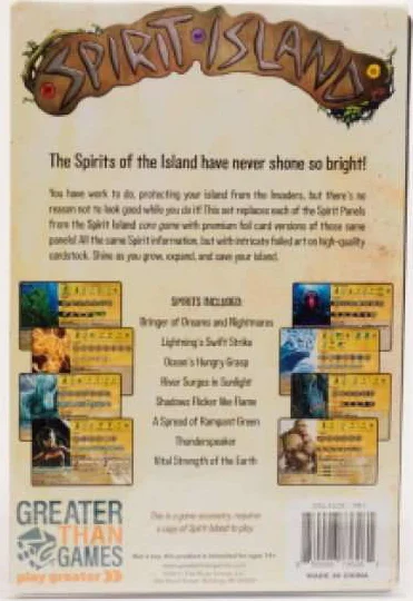 Spirit Island Premium Foil Spirit Panels