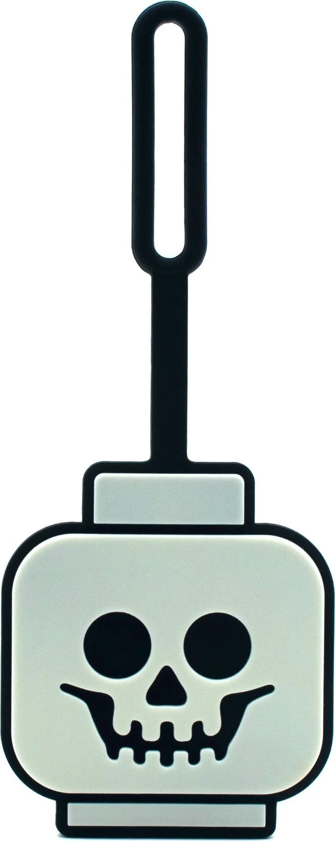 LEGO Glow-in-the-dark skelethoofd bagagelabel
