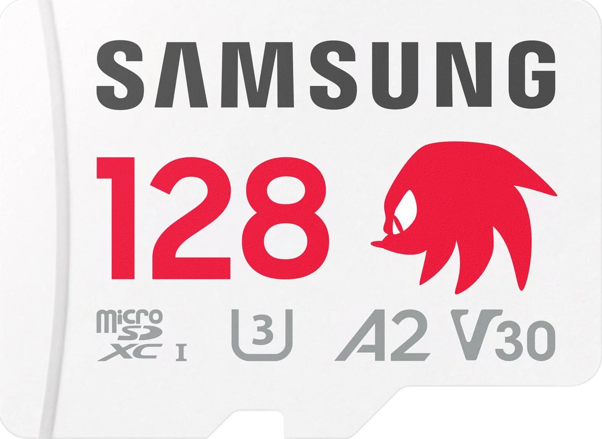 Samsung MicroSDXC PRO Plus 128GB Sonic the Hedgehog