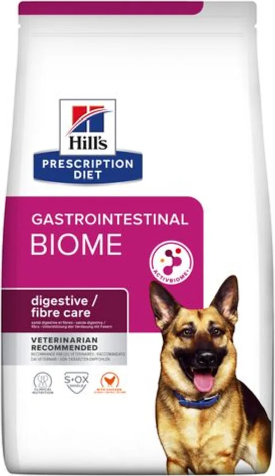 Hill's Prescription Diet Gastrointestinal Biome Hondenvoer Droog Kip 10 kg