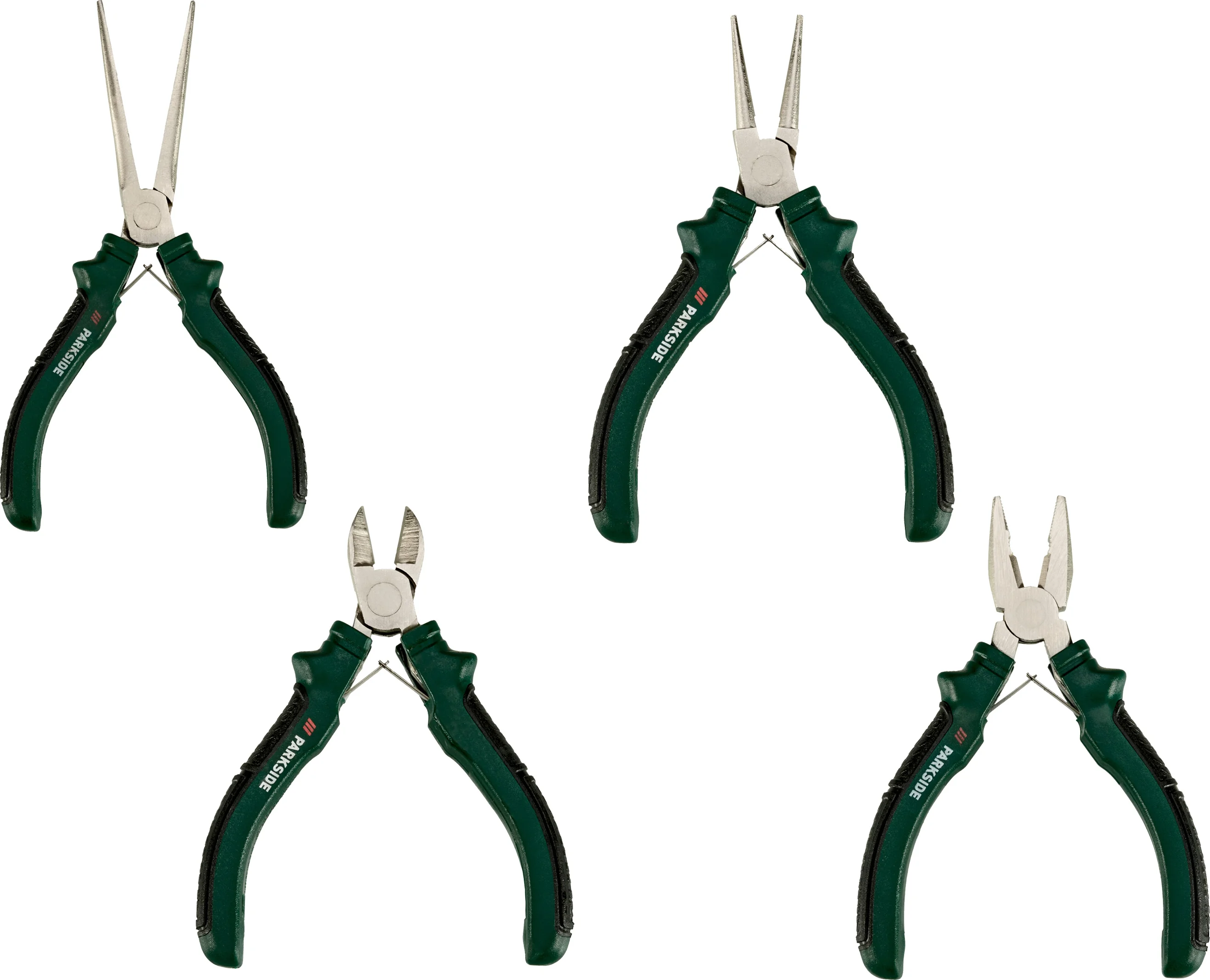 PARKSIDE Set van 4 precisietangen
