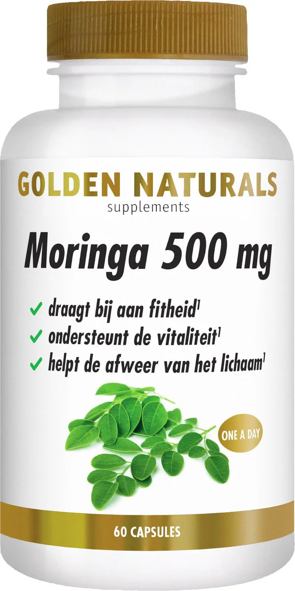 Golden Naturals Moringa 500mg Capsules 60CP