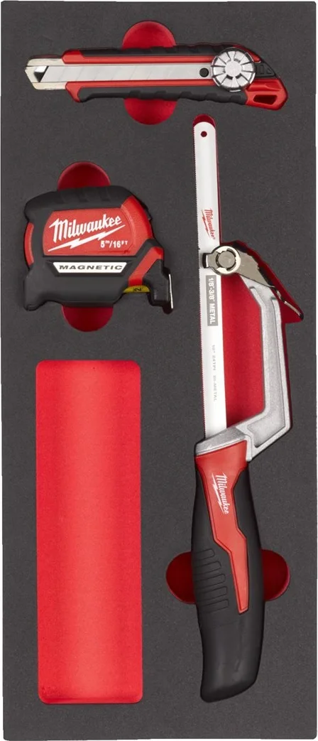 Milwaukee TOOLGUARD™ Foam inlay snij- en meetset 3-delig - 4932493252