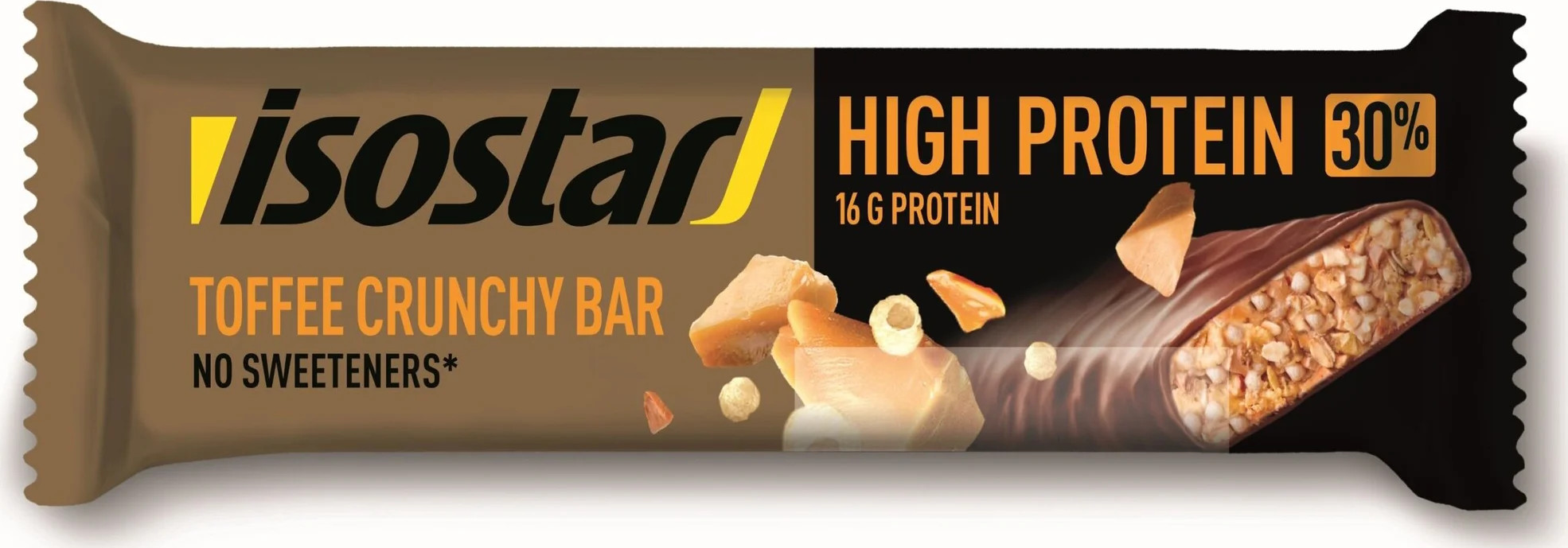 Isostar Eiwitreep High Protein Toffee Crunchy 55GR